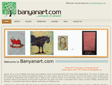 Tablet Screenshot of banyanart.com